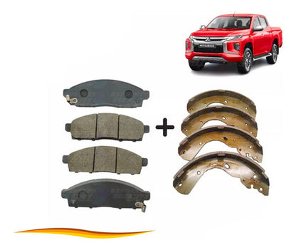 Pastilla + Balata Mitsubishi L200 06-23 2.4/2.5/3.2 Kit