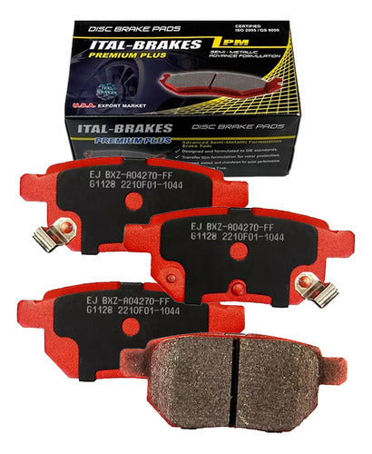 Kit Pastillas Delanteras + Traseras Freno Toyota Zelas 2011 2013