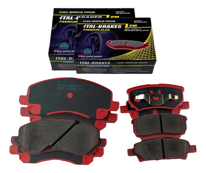 Kit Pastillas Delanteras + Traseras Freno Jeep Patriot 2007 2017