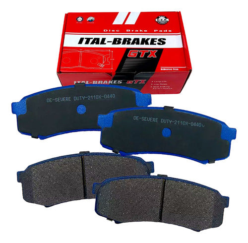 Kit Pastillas Delanteras + Traseras Freno Toyota Fortuner 2018 2024