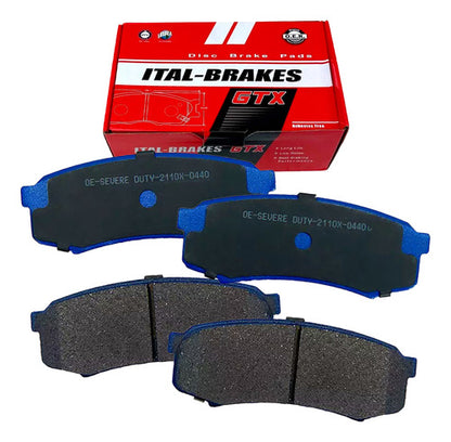 Kit Pastillas Delanteras + Traseras Freno Gtx Mitsubishi Montero 2015 2020