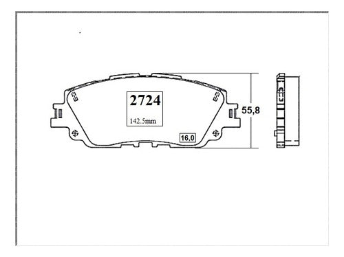 Pastilla Freno Delantero Toyota Rav4 2.5 2019