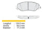 Pastilla Freno Delantero Toyota Corolla 1.6 3zzfe 2008 2011