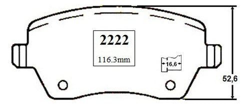 Pastilla Freno Delantero Renault Clio Iii 1.2 2005