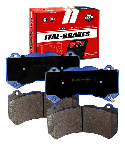 Kit Pastillas Delanteras + Traseras Freno Gtx Jeep Grand Cherokee 2012 2019