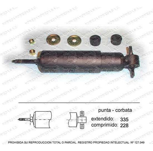 Par Amortiguador R/L Delantero L200 2.0 1986 1995