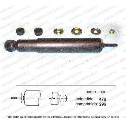 Par Amortiguador R/L Trasero Corona 2.0 1979 1980