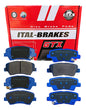 Kit Pastillas Delanteras + Traseras Freno Hyundai Veloster 2012 2017