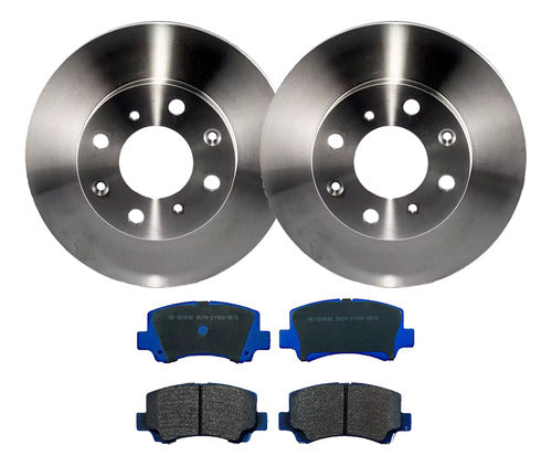 Discos Freno Con Pastilla Gtx Hafei Lobo 2007 2013