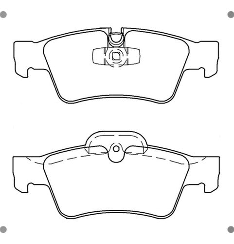 Pastilla Freno Trasera Mercedes Benz R500 2006 2008