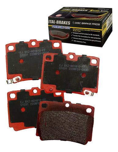 Kit Pastillas Delanteras + Traseras Freno Mitsubishi Montero Sport 2015 2021