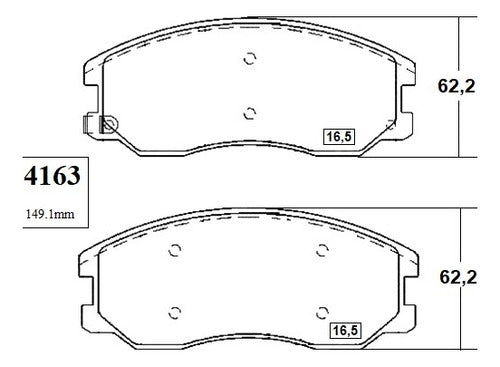 Pastilla Freno Delantero Chevrolet Captiva 2.4 2011 2013