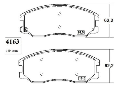 Pastilla Freno Delantero Chevrolet Captiva 2.4 2011 2013