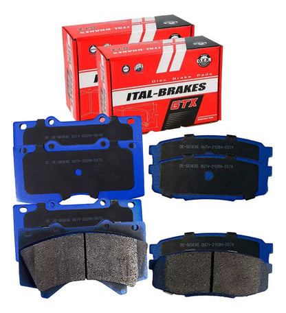 Kit Pastillas Delanteras + Traseras Freno Gtx Lexus Lx 570 2008 2023