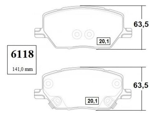 Pastilla Delanteras Jeep Renegade 1.7 2015 2019