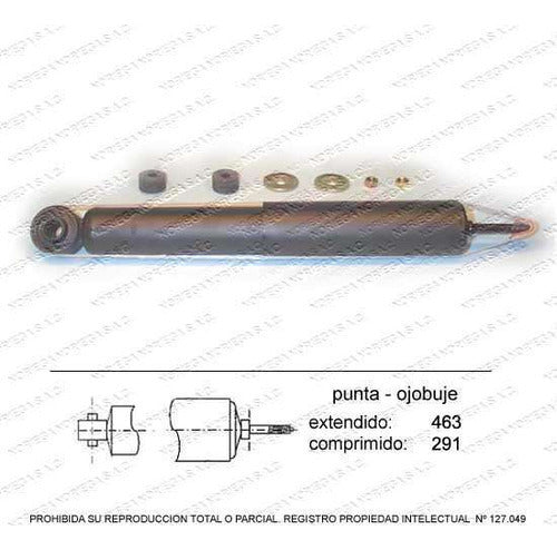 Par Amortiguador R/L Trasero Galloper 3.0 1995 2000