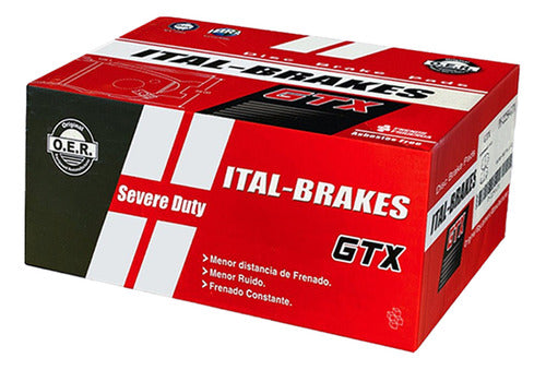 Kit Pastillas Delanteras + Traseras Freno Gtx Toyota C-hr 2017 2024