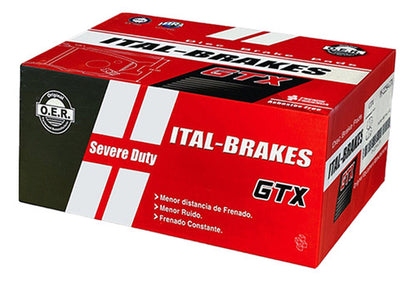 Kit Pastillas Delanteras + Traseras Freno Gtx Toyota C-hr 2017 2024