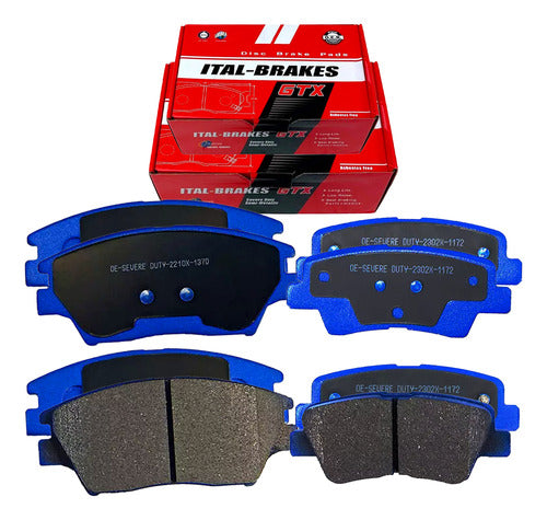 Kit Pastillas Delanteras + Traseras Freno Ssangyong Xlv 2019 2024