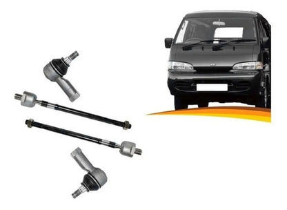 Brazo Axial Hyundai H100 1991 2004 + Terminales Kit X 4