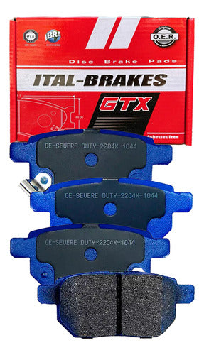 Kit Pastillas Delanteras + Traseras Freno Toyota Corolla 2009 2018