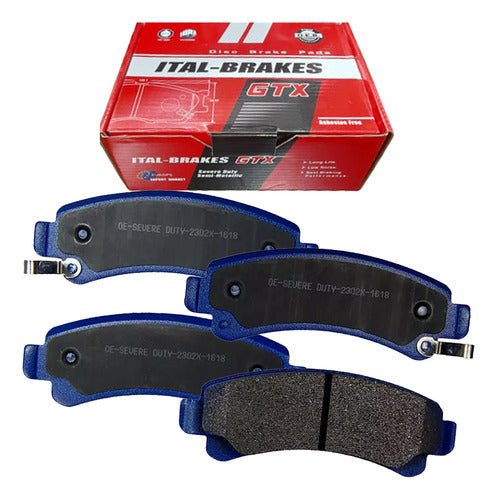 Kit Pastillas Delanteras + Traseras Freno Gtx Jmc New Vigus Work 2022 2024
