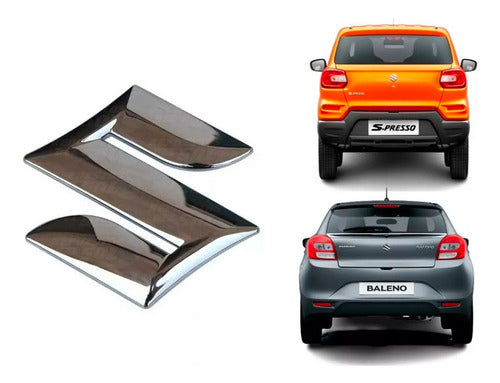 Logo Portalon Suzuki Baleno/s-presso Emblema Genuino