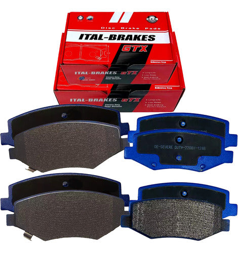 Juego Pastilla Freno Byd S6 2013 2016 Delanteras + Traseras