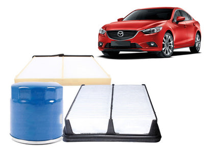 Kit Filtros Mazda 6 2.5 2012 2018 Aceite Aire Polen