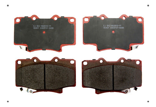 Pastilla Freno Ital Brakes Delantero Toyota Hilux 2005 2009
