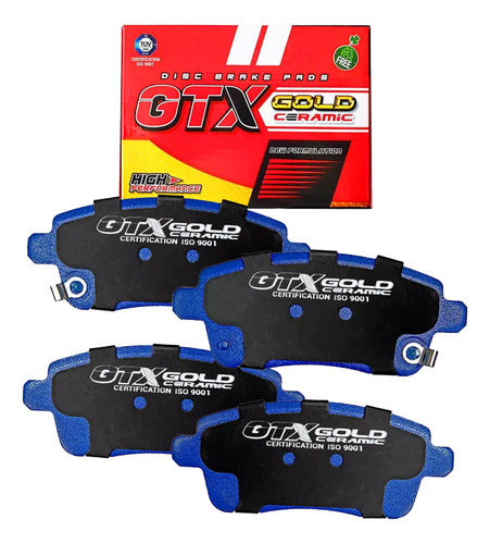 Kit Pastillas Delanteras + Traseras Freno Gtx Gold Exeed Lx 2023 2024