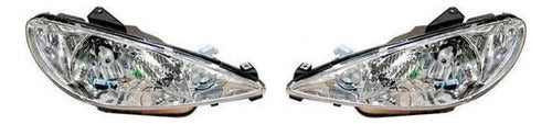 Optico Delantero Peugeot 206 2003 2008 Depo