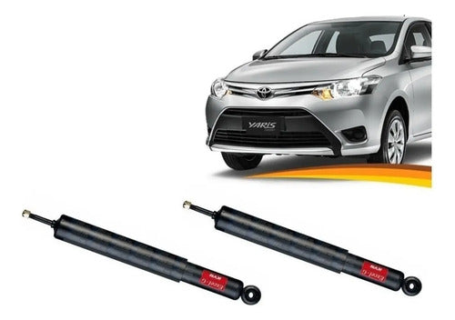 Amortiguador Trasero Toyota Yaris 2013 2018 Par Kayaba