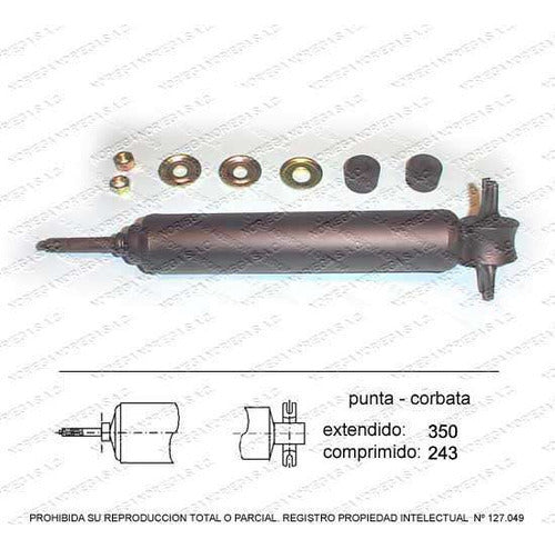 Par Amortiguador R/L Delantero Mitsubishi L200 2.0 1982 1986