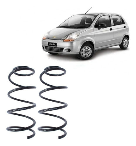 Espiral Delantero Chevrolet Spark 2004 2016 Par