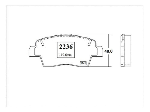 Pastilla Freno Delantero Renault Kwid 1.0 2019
