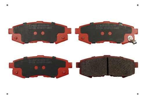 Pastilla Freno Ital Brakes Trasera Mazda Mpv 2000 2012