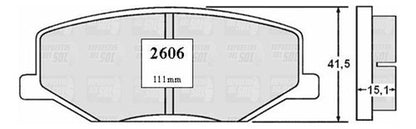 Pastilla Freno Delantero Suzuki Jimny 1.3 1999 2002