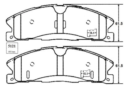 Pastilla Freno Delantero Ford Explorer 3.5 2013 2019