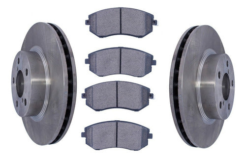 Par Disco Freno Delantero Subaru Forester 2002 2009 + Pastilla