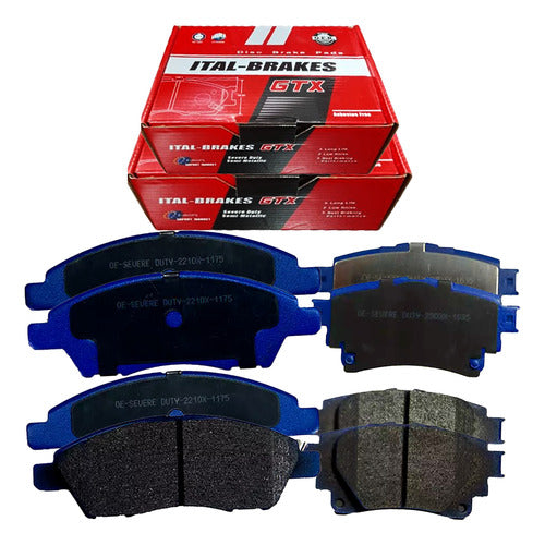 Kit Pastillas Delanteras + Traseras Freno Gtx Toyota Yaris Cross 2024 2024