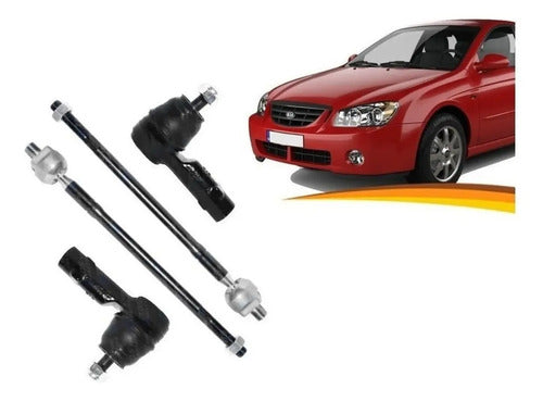 Brazo Axial Kia Cerato 2004 2009 + Terminales Kit X 4