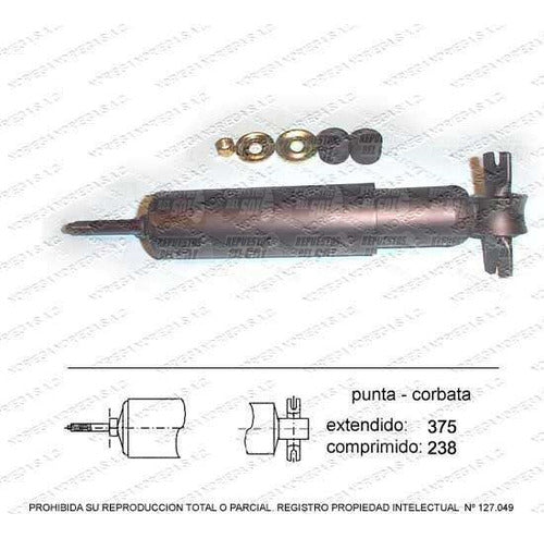 Par Amortiguador R/L Delantero Asia Topic 2.7 1991 2000