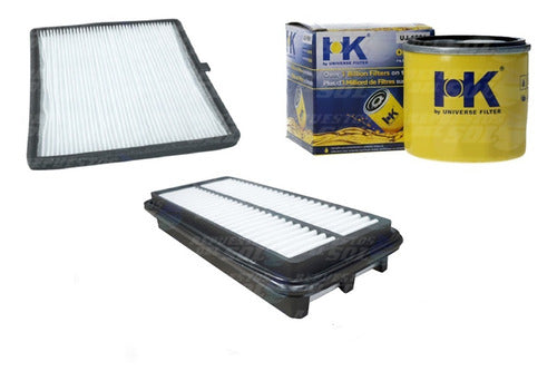 Kit Filtro Kia Morning 1.1 2004 2011 Aire Aceite Polen