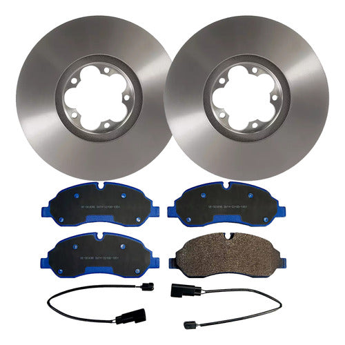 Discos Freno Con Pastilla Ford Transit 2.2 2013 2018
