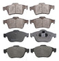 Pastilla Freno Derecho Trasero Renault Laguna 2.0 2004 2007