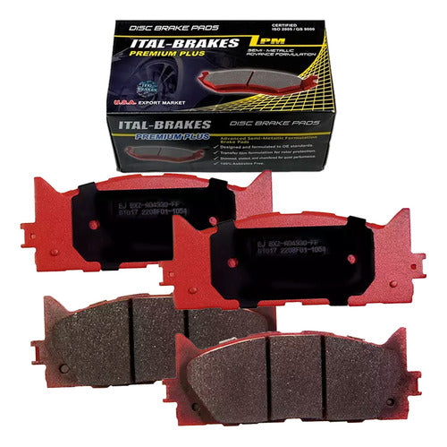 Kit Pastillas Delanteras + Traseras Freno Toyota Camry 2006 2017