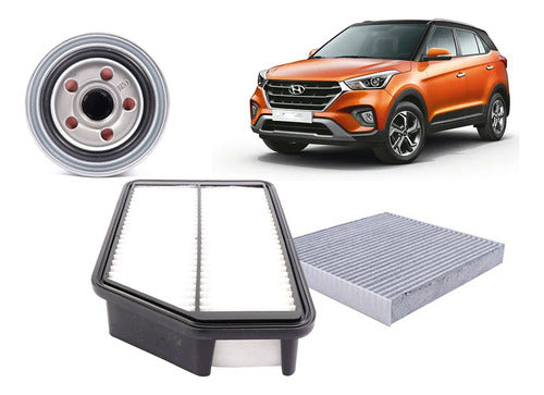 Kit Filtros Hyundai Creta 1.6 2016 2018