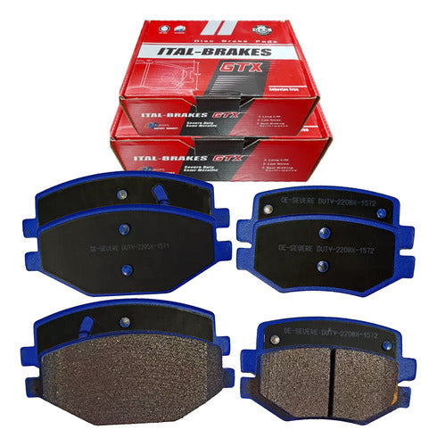 Kit Pastillas Delanteras + Traseras Freno Gtx Dongfeng Sx5 2018 2023