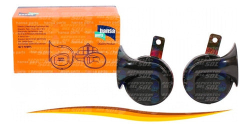 Bocinas Caracol Hansa 12v Universal Par